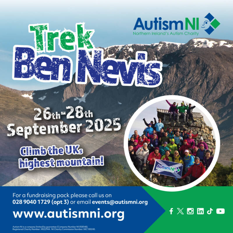 Autism NI Ben Nevis Trek 2025 sq NP