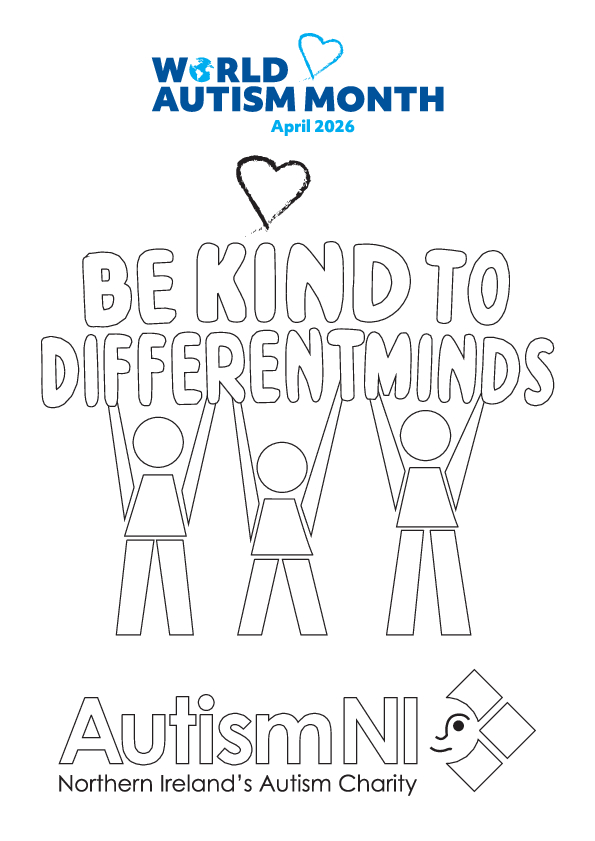 Autism NI Get Colourful A4 Colour In