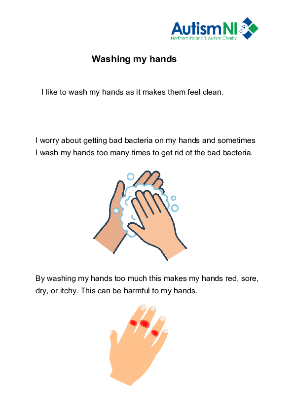 Copy of Washing my hands social story PDF girl 2026