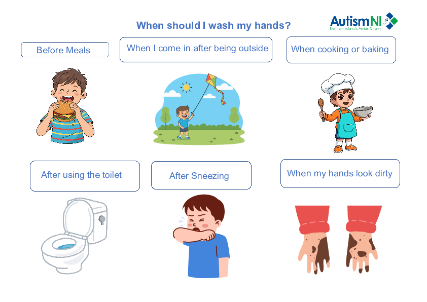 When to wash hands boy PDF pdf 2 2026
