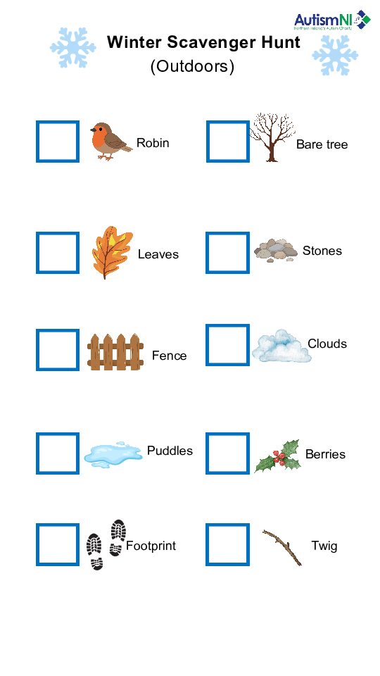 Winter Scavenger Hunt PDF