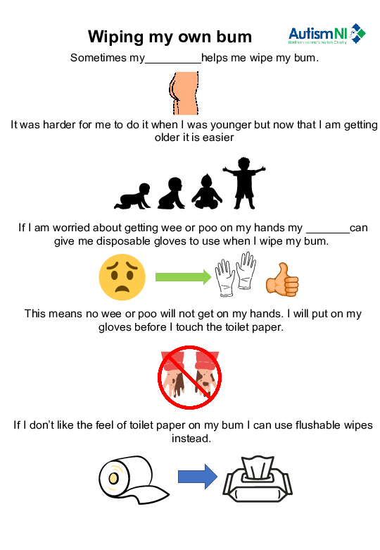 Wiping Social Story PDF 2026
